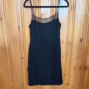 Ann Taylor Black Silk Dress